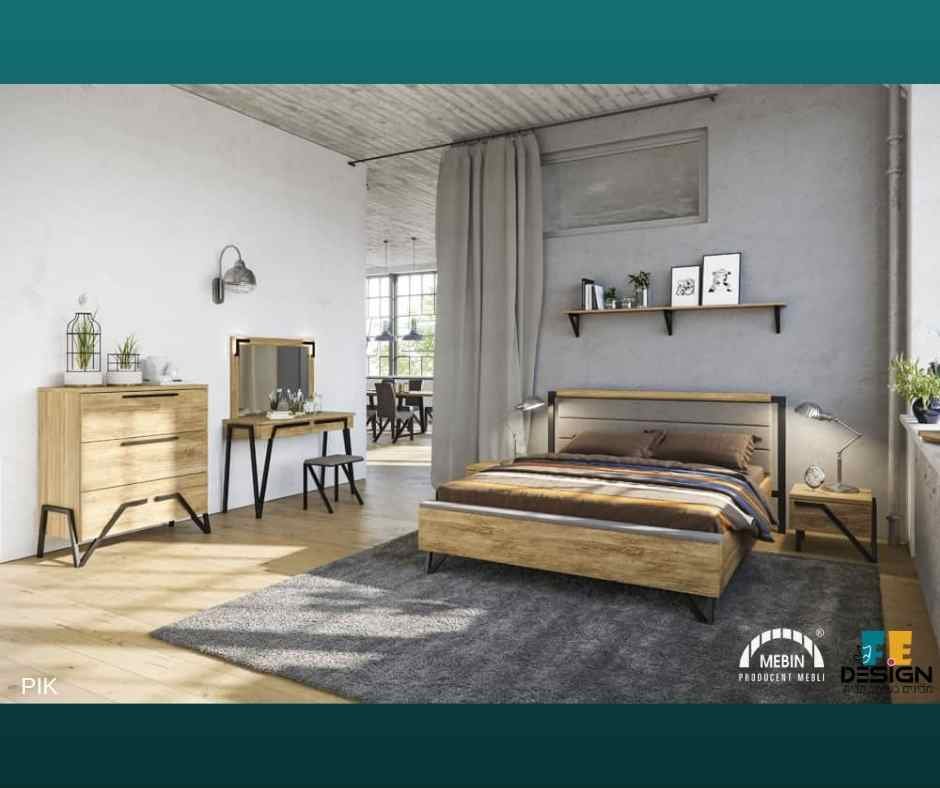 חדרי שינה מעץ PIK תוצרת אירופה GINTARO