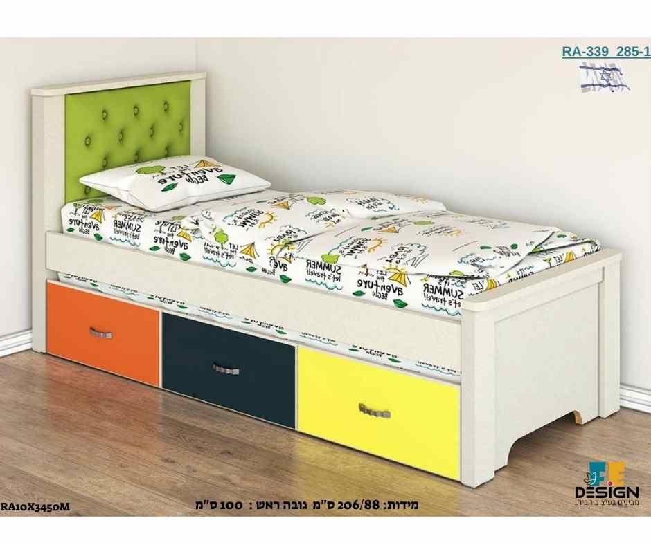מיטת ילדים ונוער RA-339_285-1 מיטות ילדים מיטות נוער מבית F.E-DESIGN