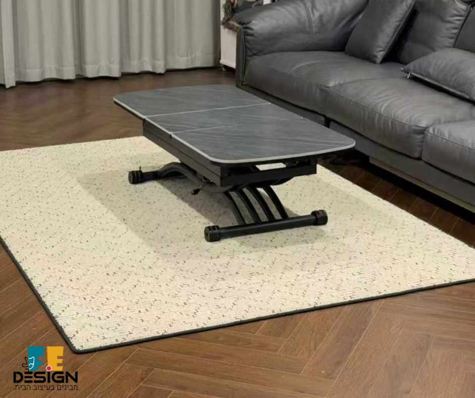 שולחן טרנספורמר N28-1  אפור מעונן